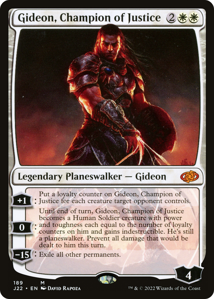 Gideon, Champion of Justice (J22-189) - Jumpstart 2022