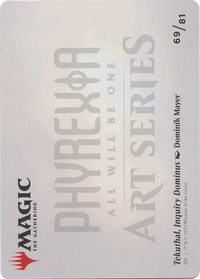 Tekuthal, Inquiry Dominus // Tekuthal, Inquiry Dominus (AONE-069) - Phyrexia: All Will Be One Art Series (Borderless)