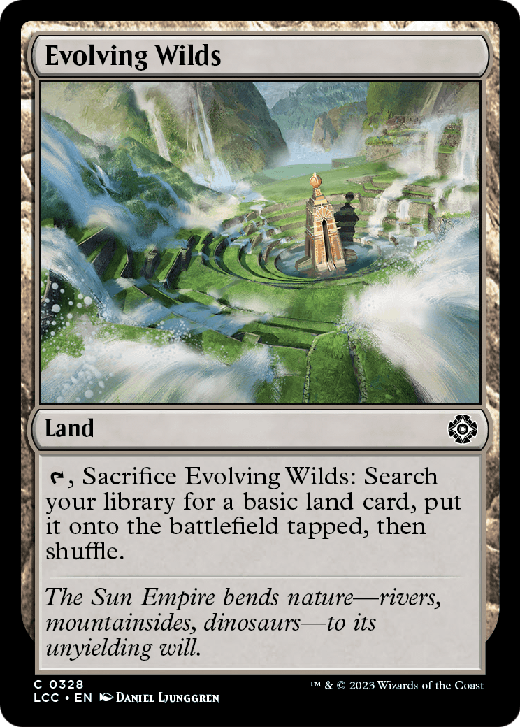 Evolving Wilds (LCC-328) - The Lost Caverns of Ixalan Commander