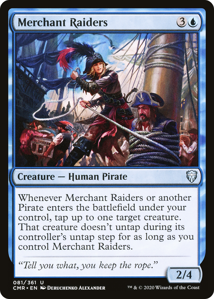 Merchant Raiders (CMR-081) - Commander Legends Foil