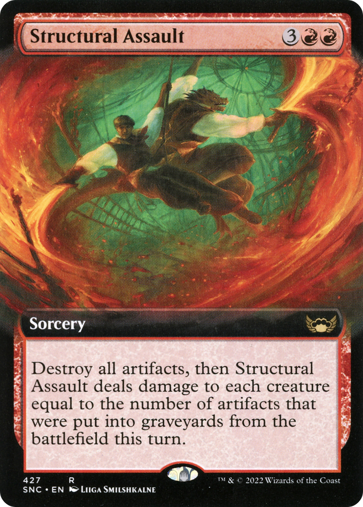Structural Assault (Extended Art) (SNC-427) - Streets of New Capenna: (Extended Art) Foil