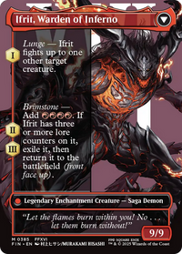 Clive, Ifrit's Dominant (0385) (Borderless) (FIN-385) - FINAL FANTASY: (enchantment) Foil