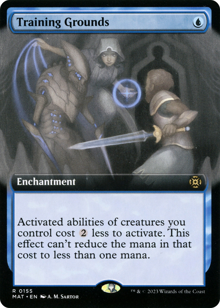 Training Grounds (Extended Art) (MAT-155) - March of the Machine: The Aftermath: (Extended Art) Foil