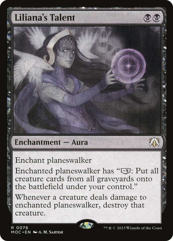 Liliana's Talent (MOC-076) - March of the Machine Commander