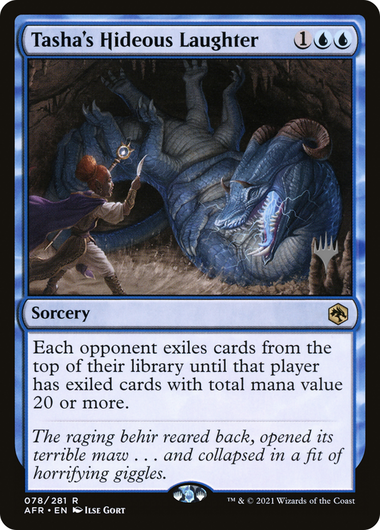 Tasha's Hideous Laughter (PPAFR-078) - Adventures in the Forgotten Realms Promos Foil