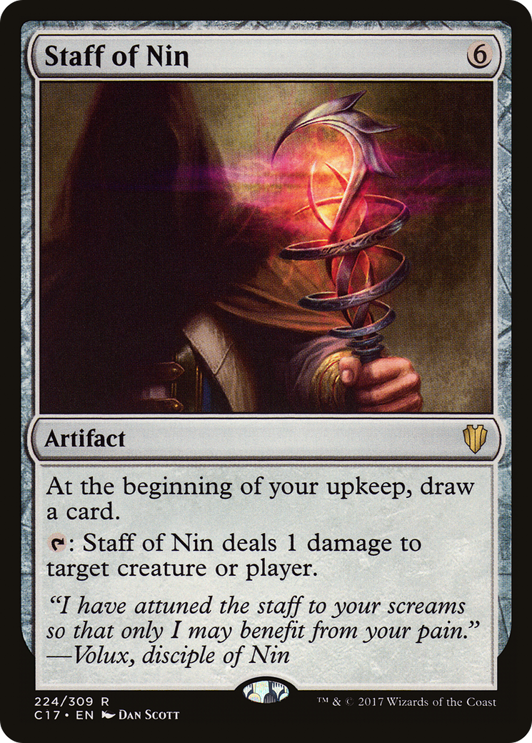 Staff of Nin (C17-224) - Commander 2017