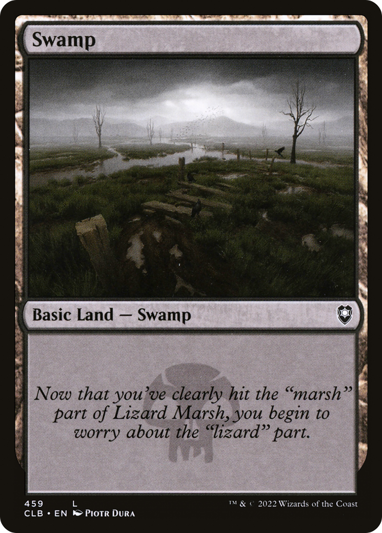 Swamp (459) (CLB-459) - Commander Legends: Battle for Baldur's Gate Foil