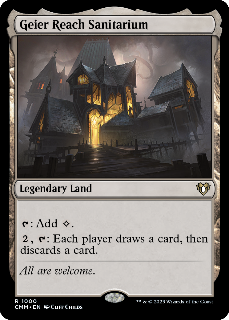 Geier Reach Sanitarium (CMM-1000) - Commander Masters