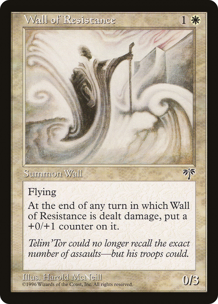 Wall of Resistance (MIR-) - Mirage