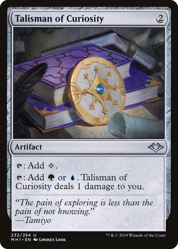 Talisman of Curiosity (MH1-232) - Modern Horizons Foil