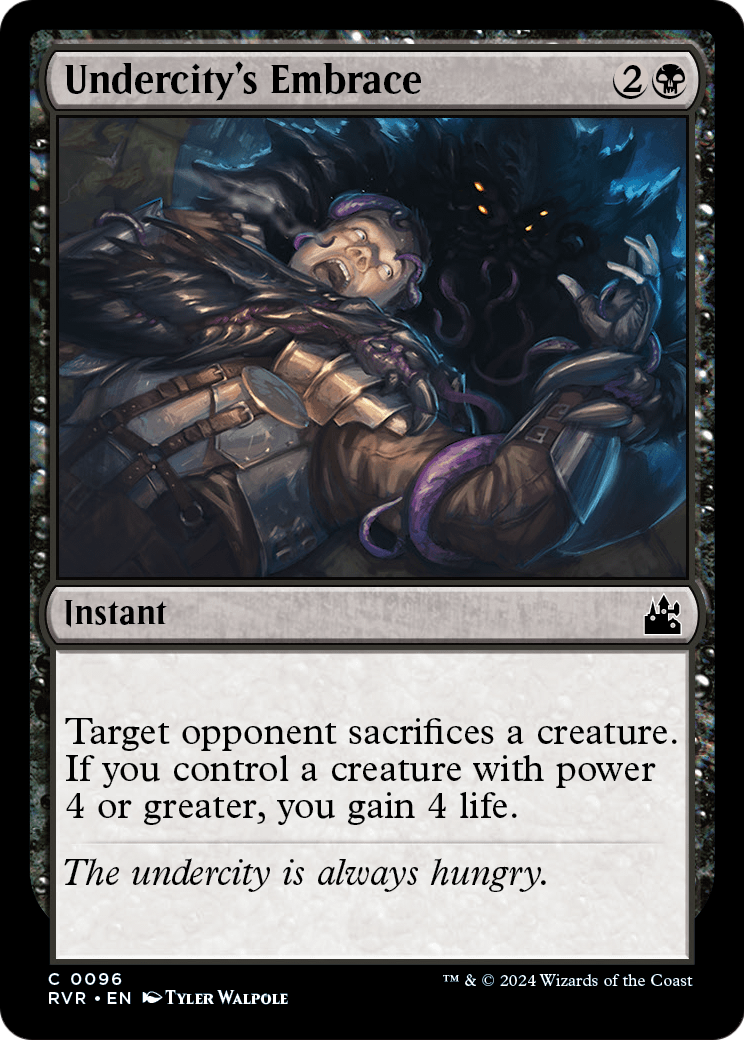 Undercity's Embrace (RVR-096) - Ravnica Remastered