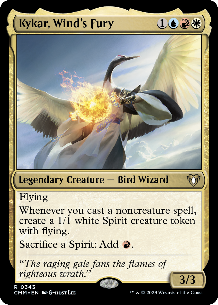 Kykar, Wind's Fury (CMM-343) - Commander Masters
