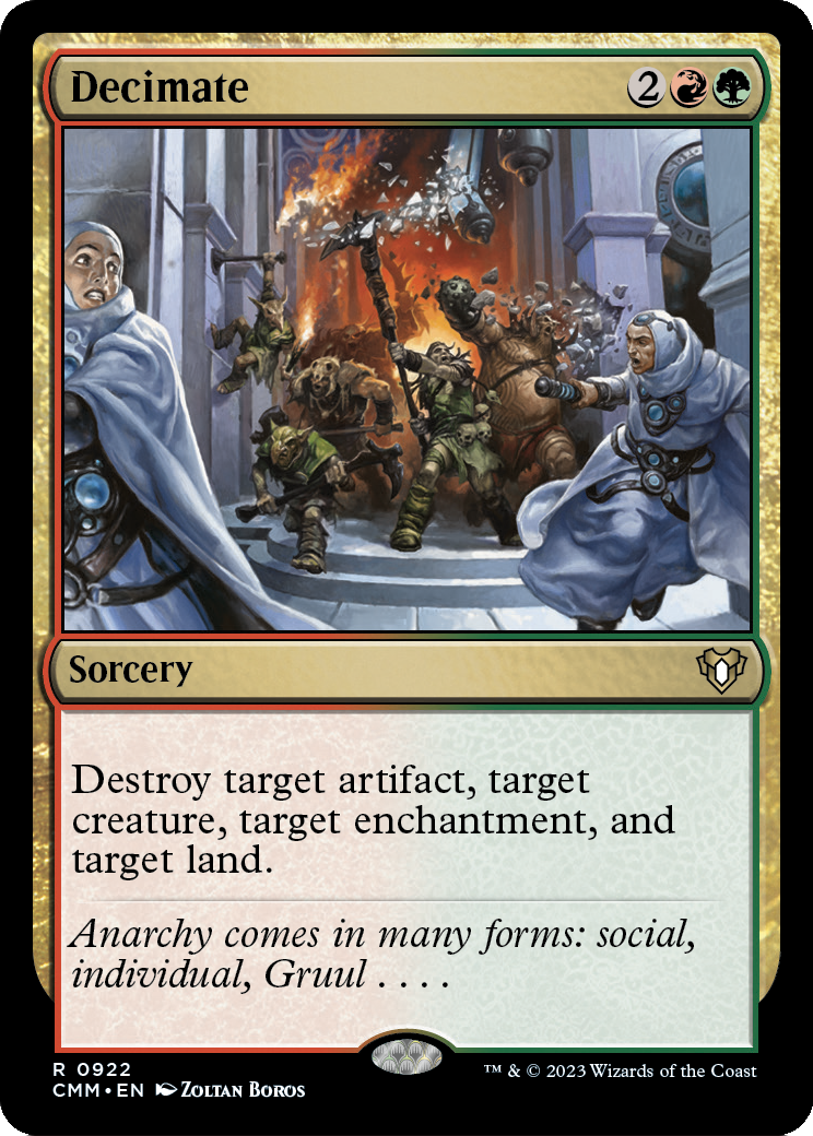 Decimate (CMM-922) - Commander Masters