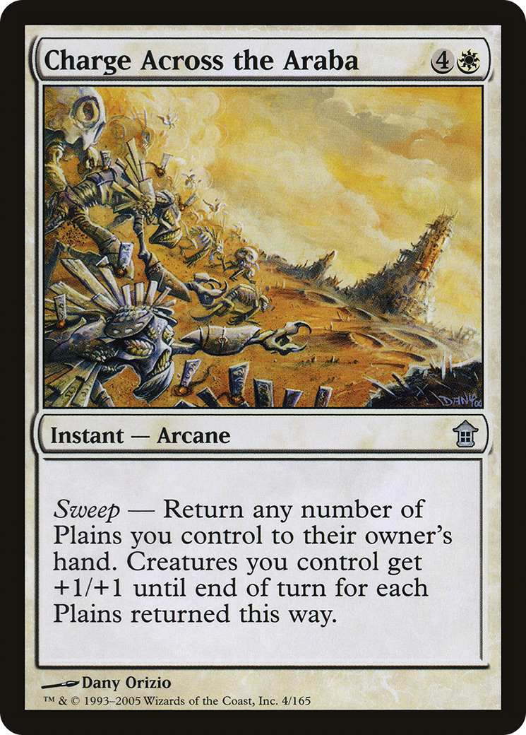 Charge Across the Araba (SOK-004) - Saviors of Kamigawa Foil