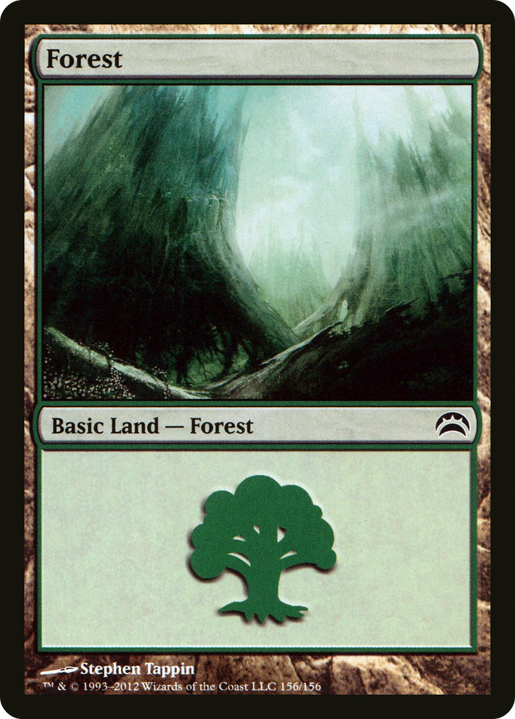 Forest (156) (PC2-156) - Planechase 2012 Foil