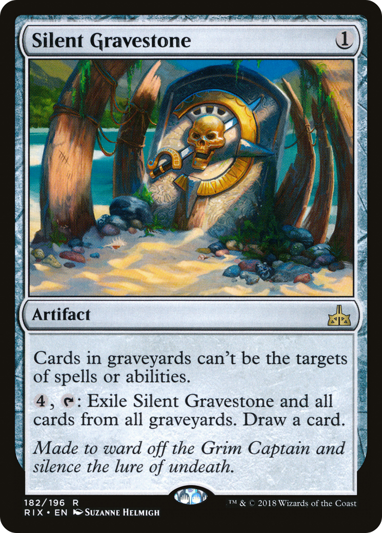 Silent Gravestone (RIX-182) - Rivals of Ixalan