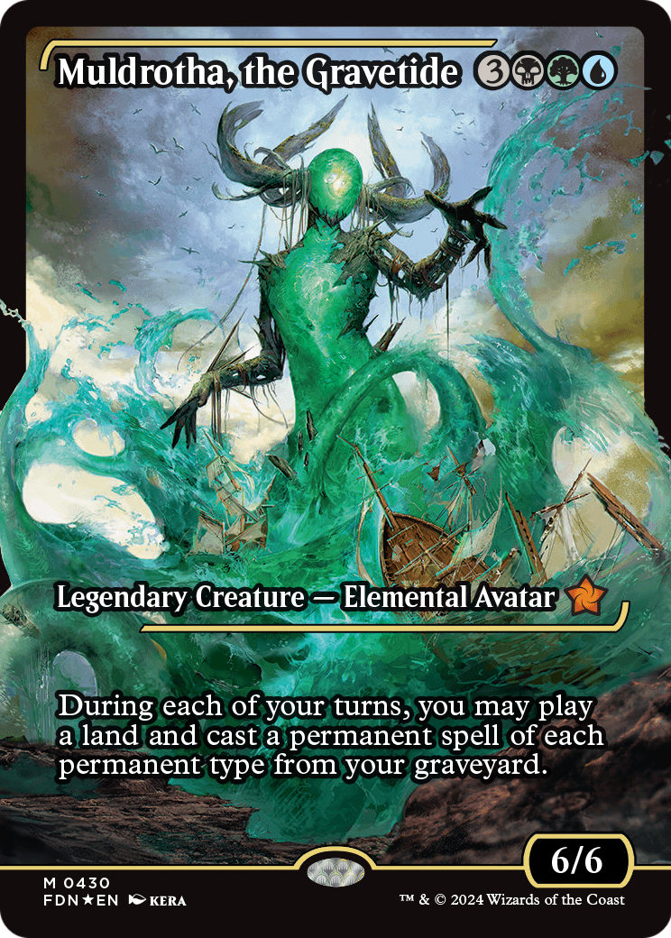 Muldrotha, the Gravetide (Showcase) (FDN-430) - Foundations: (Showcase) Foil