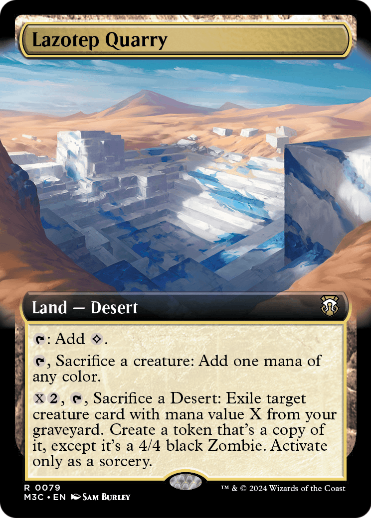 Lazotep Quarry (Extended Art) (M3C-079) - Modern Horizons 3 Commander: (Extended Art)