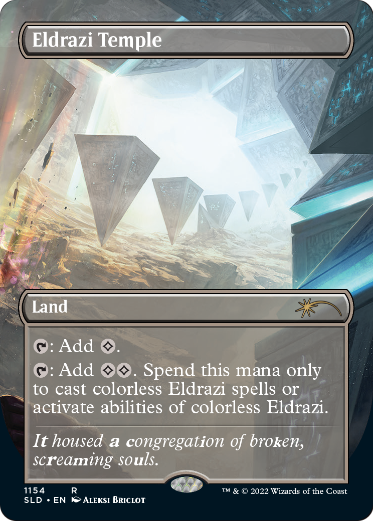 Eldrazi Temple (SLD-1154) - Secret Lair Drop (Borderless) Foil