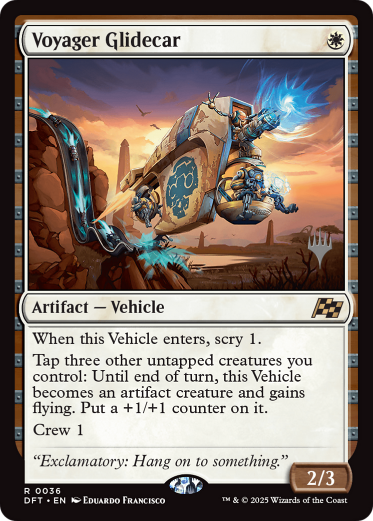 Voyager Glidecar (PPDFT-036) - Promo Pack: Aetherdrift Foil
