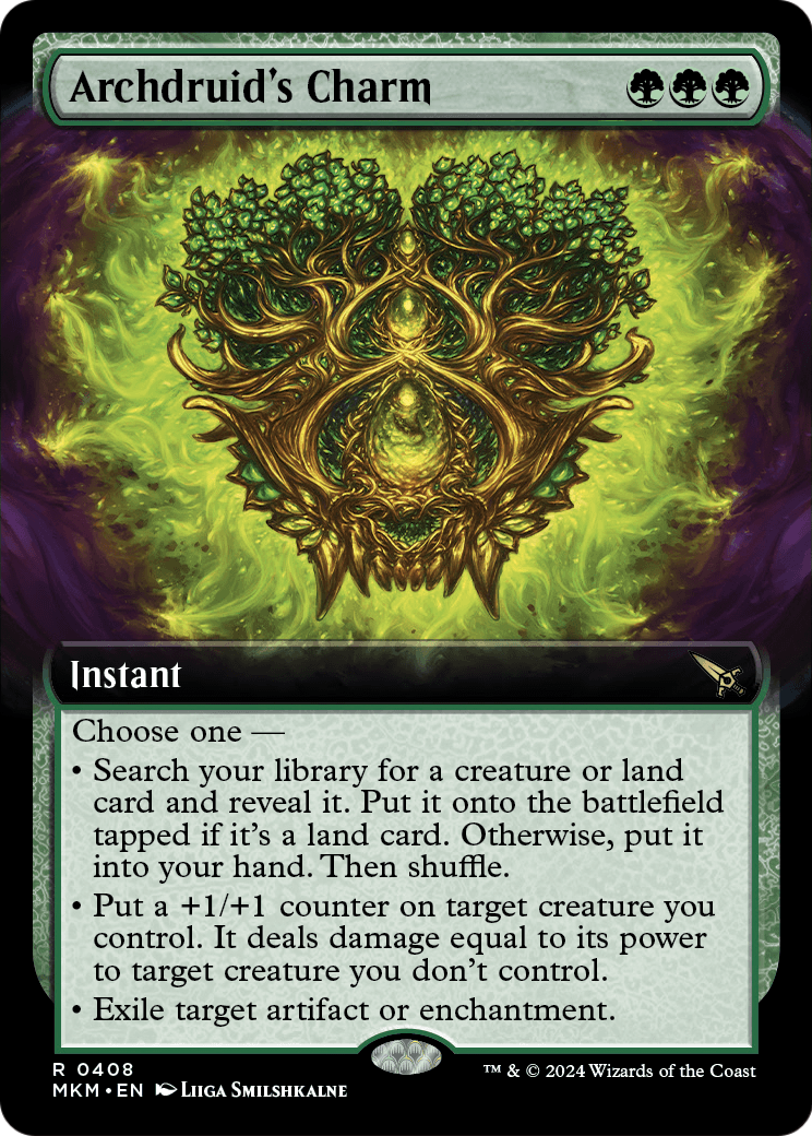 Archdruid's Charm (Extended Art) (MKM-408) - Murders at Karlov Manor: (Extended Art) Foil