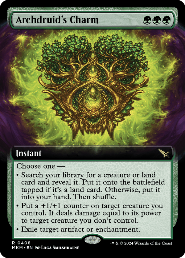 Archdruid's Charm (Extended Art) (MKM-408) - Murders at Karlov Manor: (Extended Art)