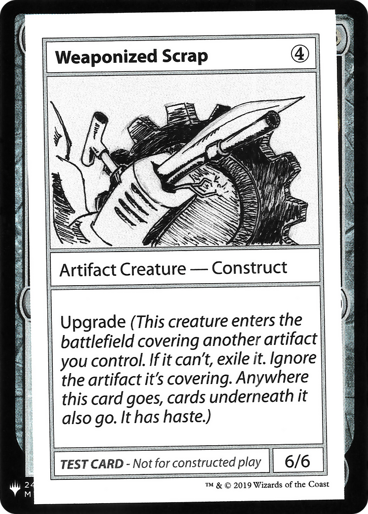 Weaponized Scrap (CMB1-) - Mystery Booster Playtest Cards 2019