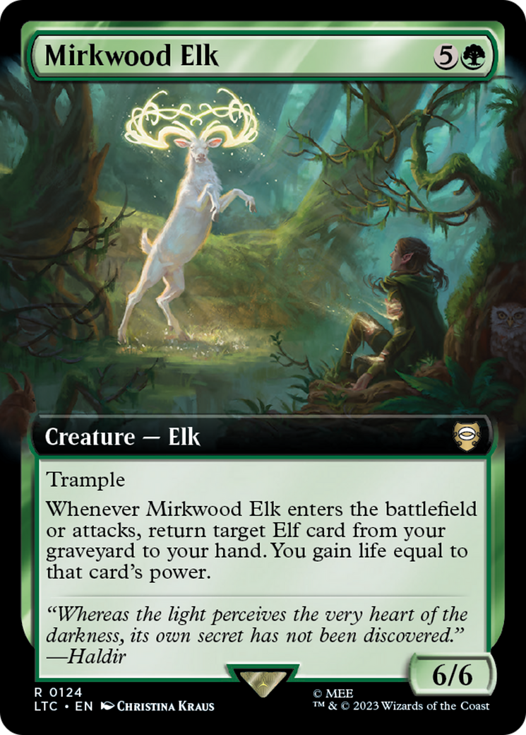 Mirkwood Elk (Extended Art) (LTC-124) - Tales of Middle-earth Commander: (Extended Art) Foil