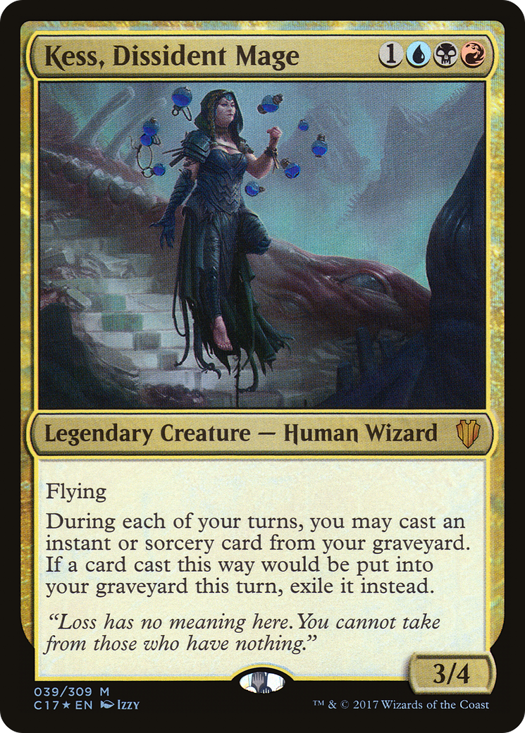 Kess, Dissident Mage (C17-039) - Commander 2017 Foil