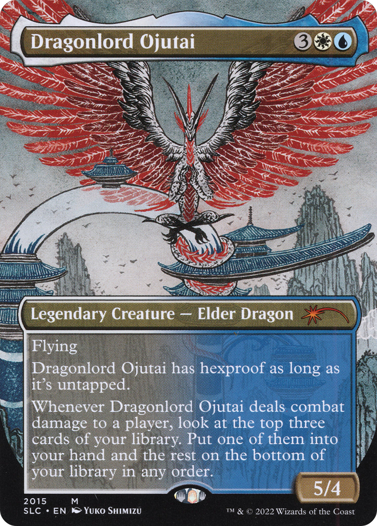 Dragonlord Ojutai (SLC-2015) - Secret Lair Countdown Kit (Borderless) Foil