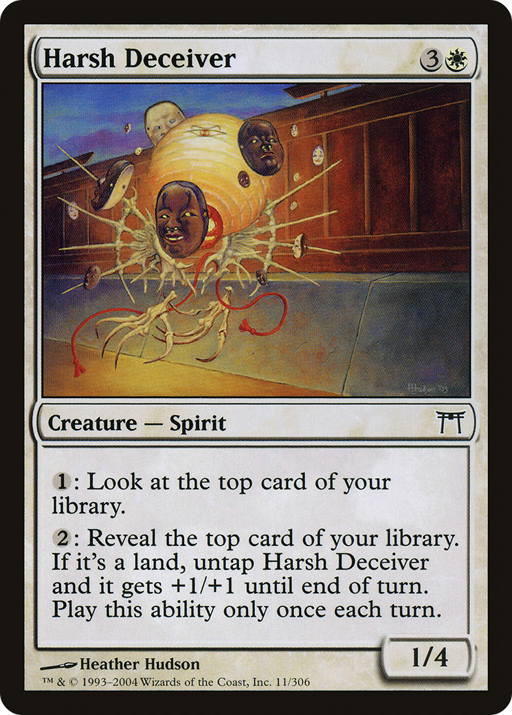 Harsh Deceiver (CHK-011) - Champions of Kamigawa Foil