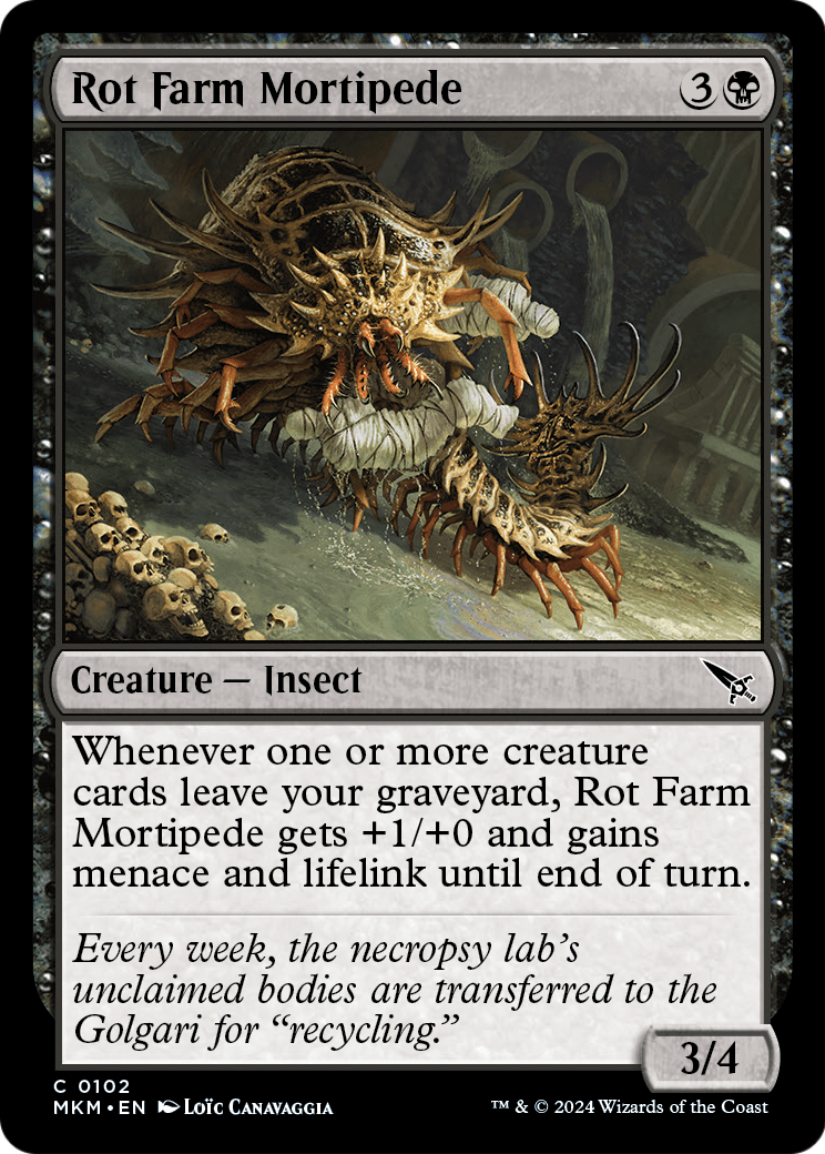 Rot Farm Mortipede (MKM-102) - Murders at Karlov Manor Foil