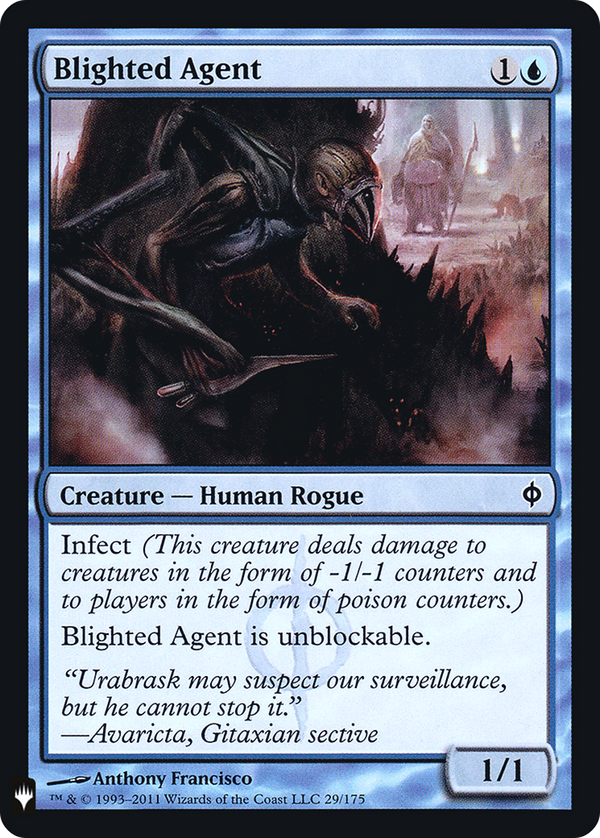 Blighted Agent (LIST-029) - The List Foil