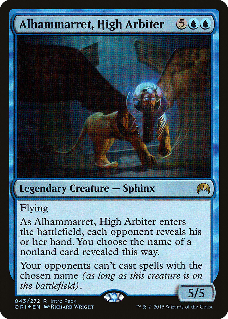 Alhammarret, High Arbiter (UMP-043) - Magic Origins Promos Foil