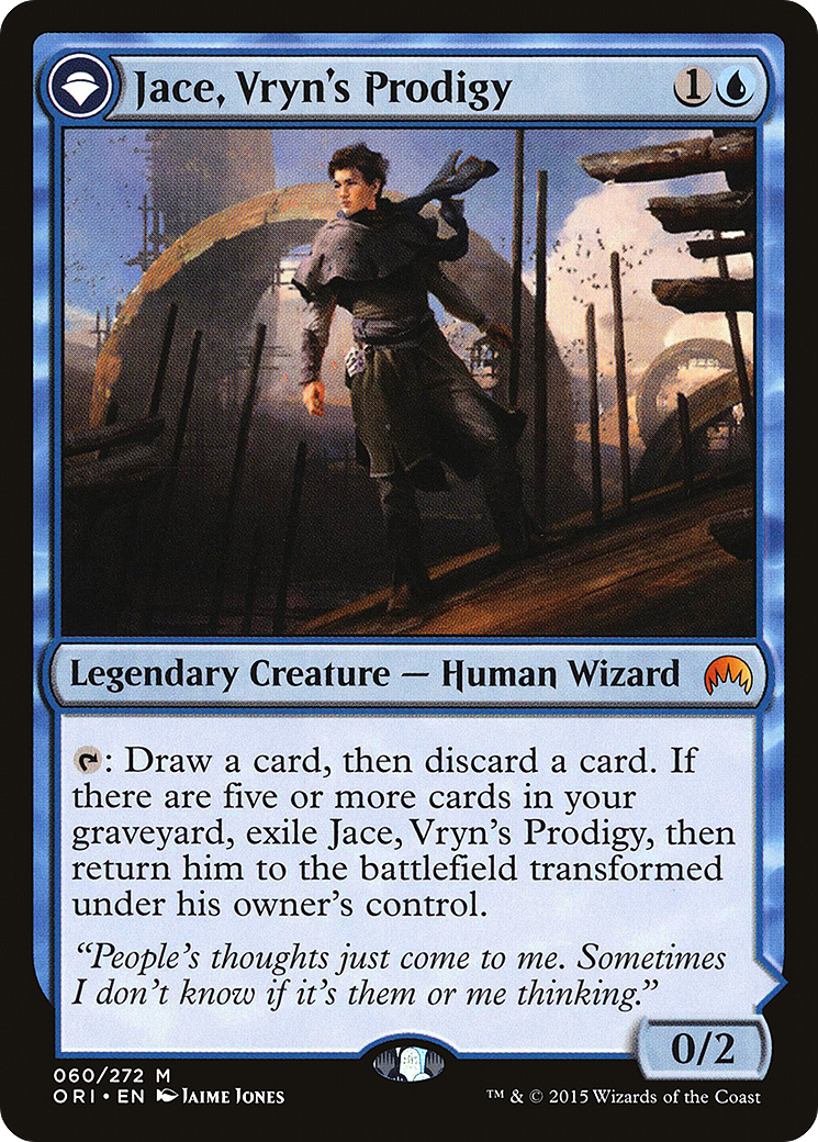 Jace, Vryn's Prodigy (ORI-060) - Magic Origins: (originpwdfc) Foil