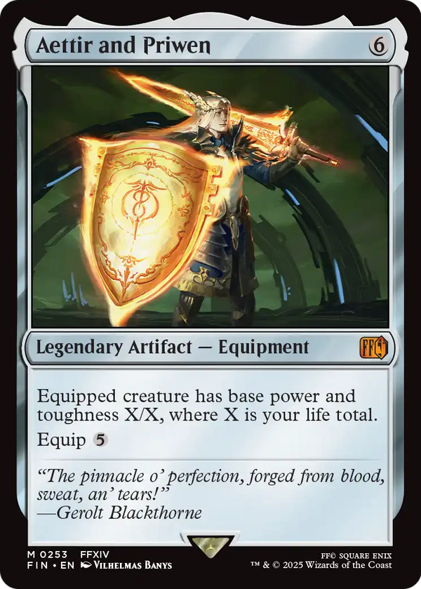 Aettir and Priwen (FIN-253) - FINAL FANTASY Foil