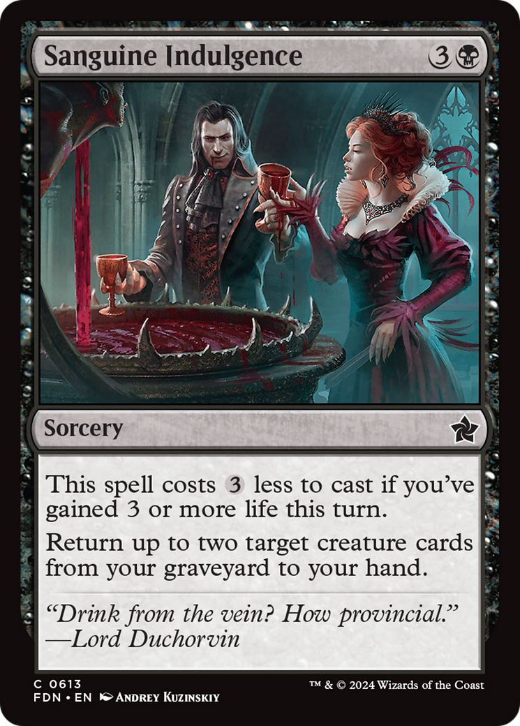 Sanguine Indulgence (FDN-613) - Foundations