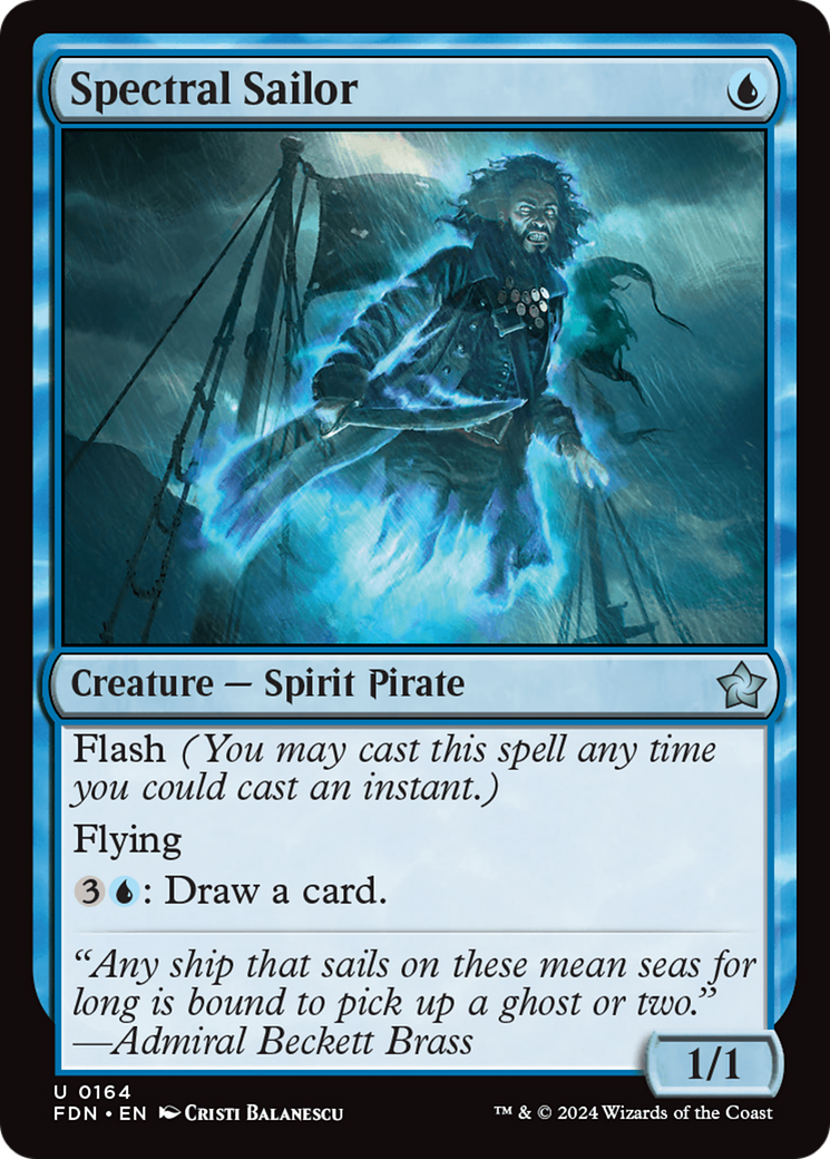 Spectral Sailor (0164) (FDN-164) - Foundations Foil