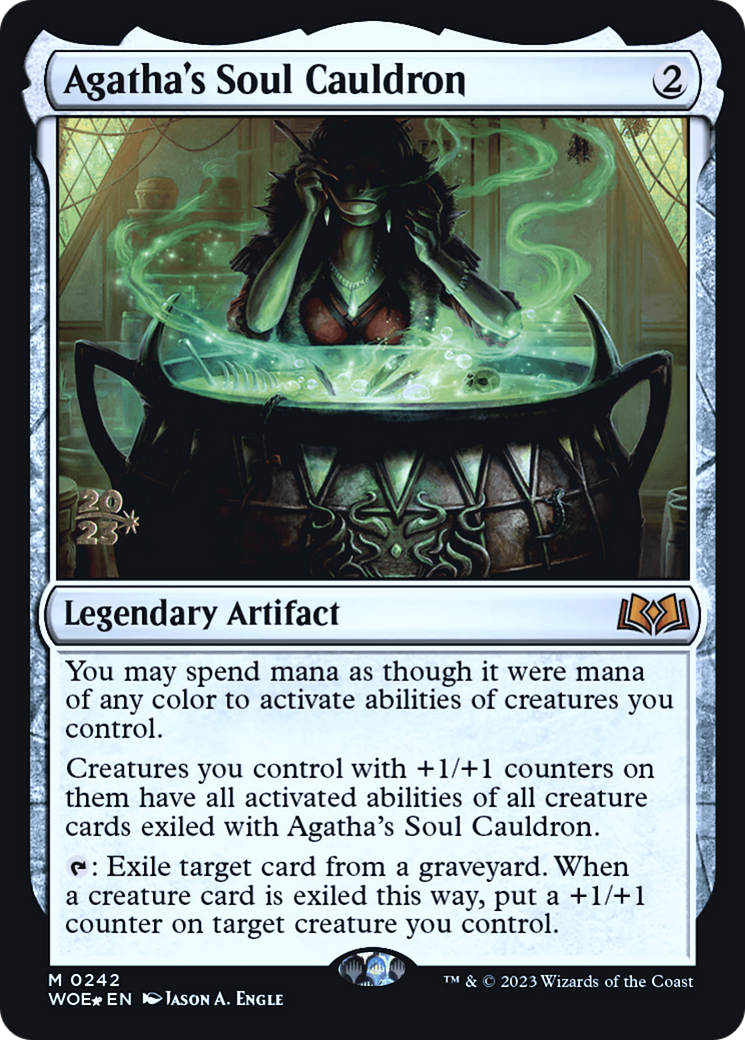 Agatha's Soul Cauldron (PRE-242) - Wilds of Eldraine Promos Foil
