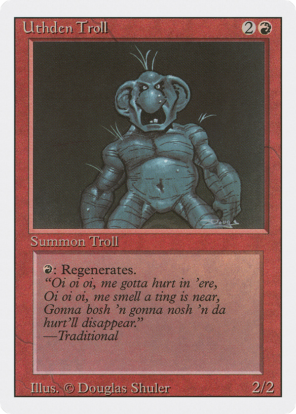 Uthden Troll (3ED-) - Revised Edition