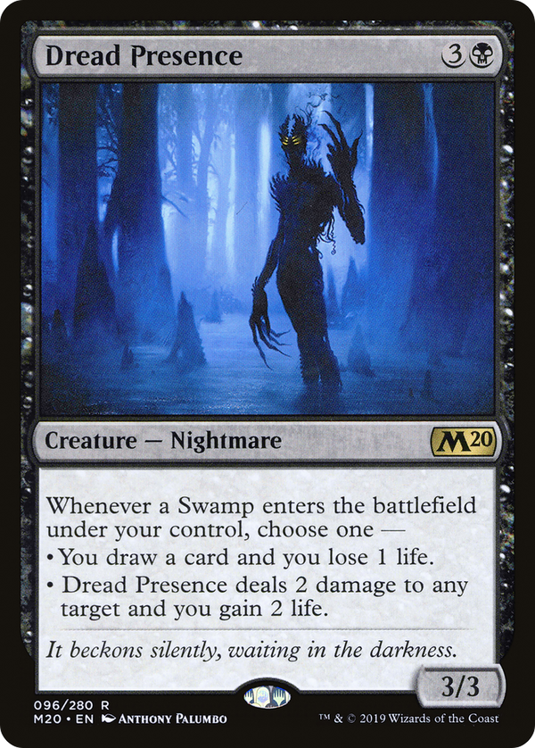 Dread Presence (M20-096) - Core Set 2020 Foil