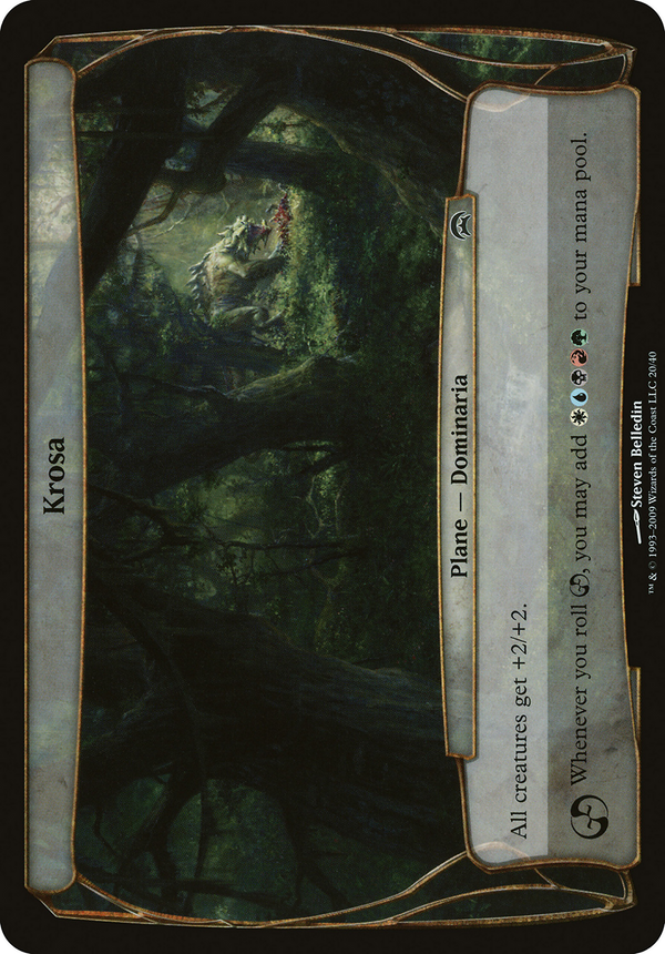 Krosa (Planechase) (OVER-) - Planechase Planes