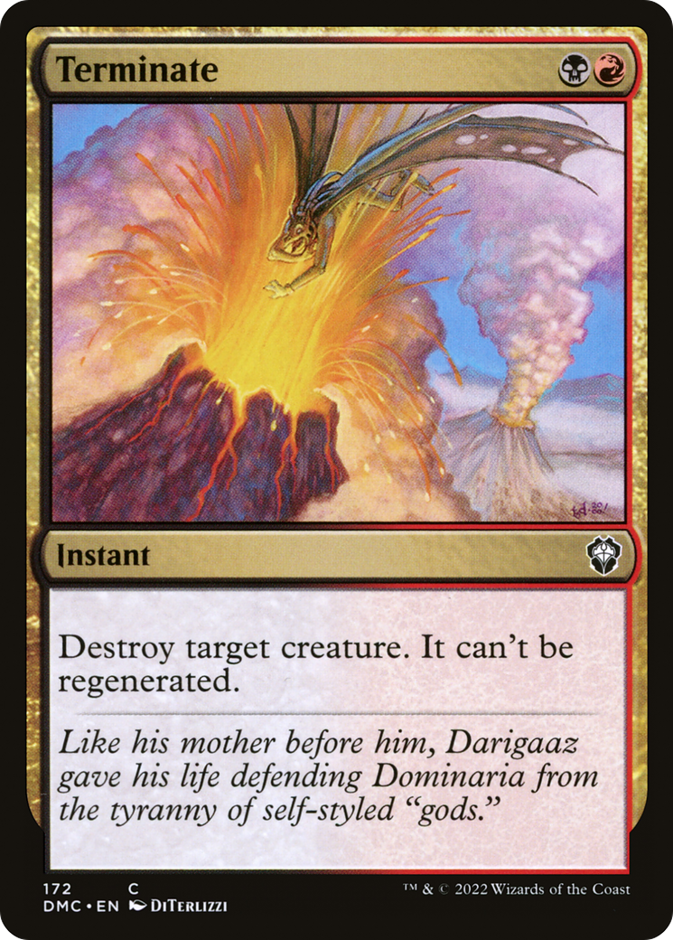 Terminate (DMC-172) - Dominaria United Commander