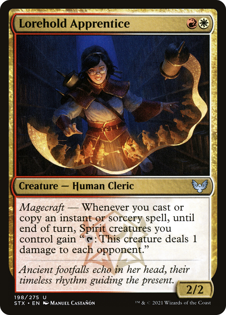 Lorehold Apprentice (STX-198) - Strixhaven: School of Mages Foil