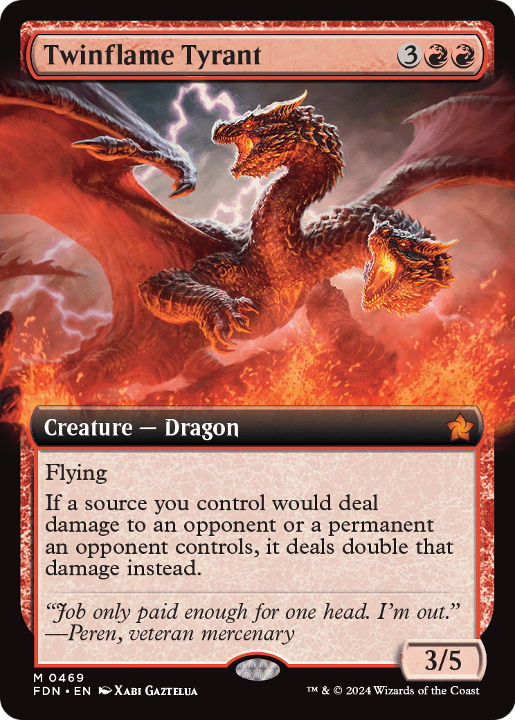 Twinflame Tyrant (Extended Art) (FDN-469) - Foundations: (Extended Art) Foil