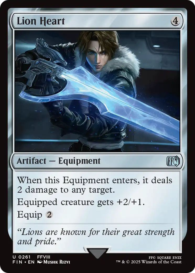 Lion Heart (FIN-261) - FINAL FANTASY Foil