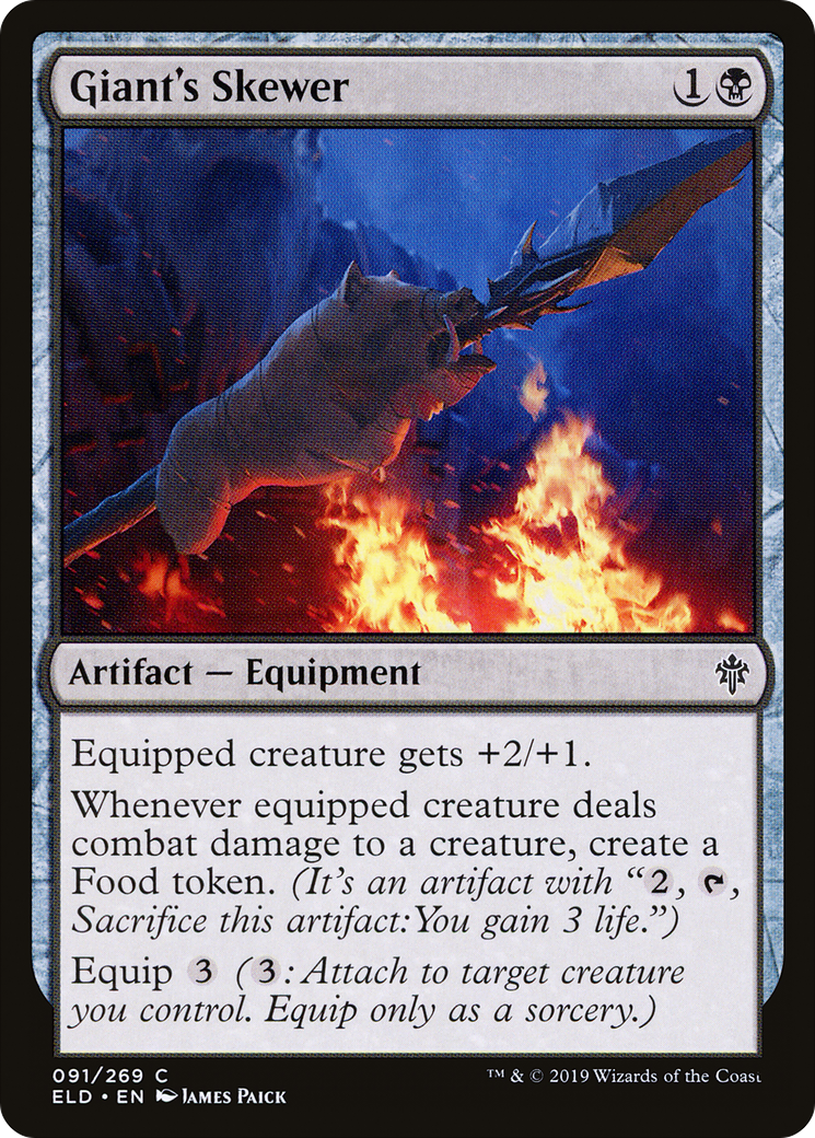 Giant's Skewer (ELD-091) - Throne of Eldraine Foil