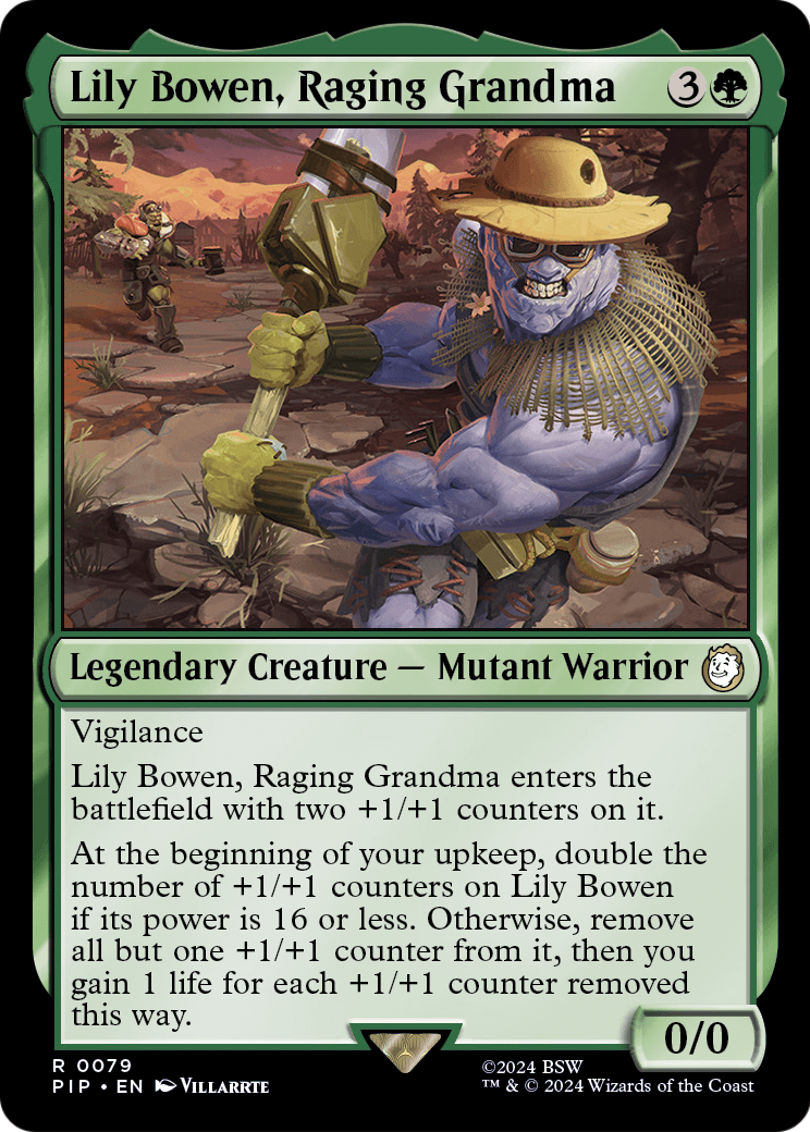 Lily Bowen, Raging Grandma (PIP-079) - Fallout