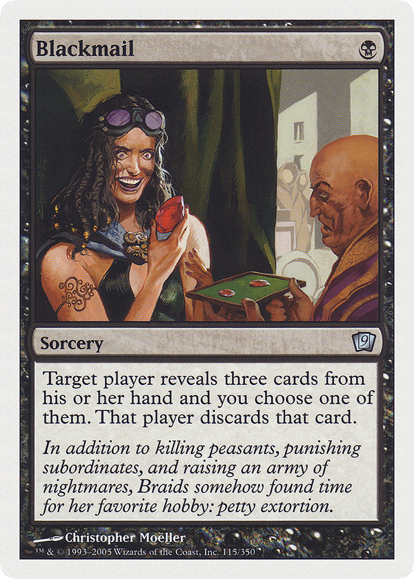 Blackmail (9ED-115) - 9th Edition