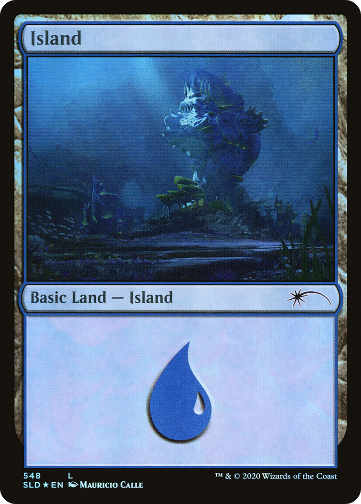 Island (548) (SLD-548) - Secret Lair Drop Foil
